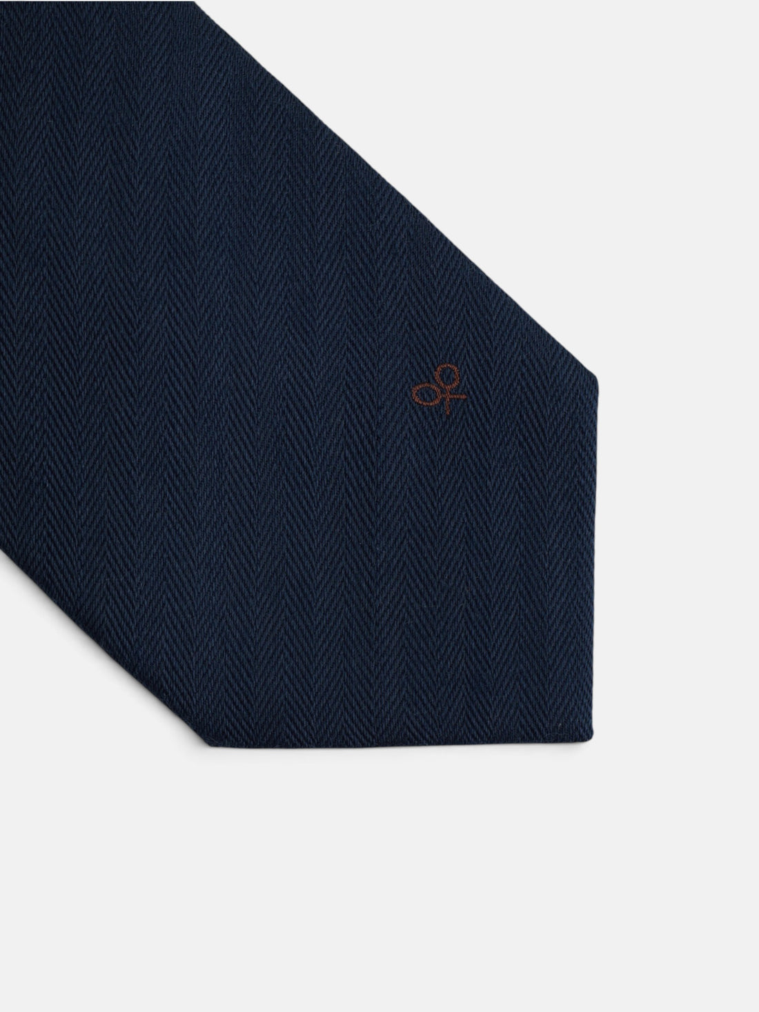 Corbata espiga unique azul marino