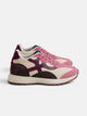 RACKETS09 pink and ecru sneaker