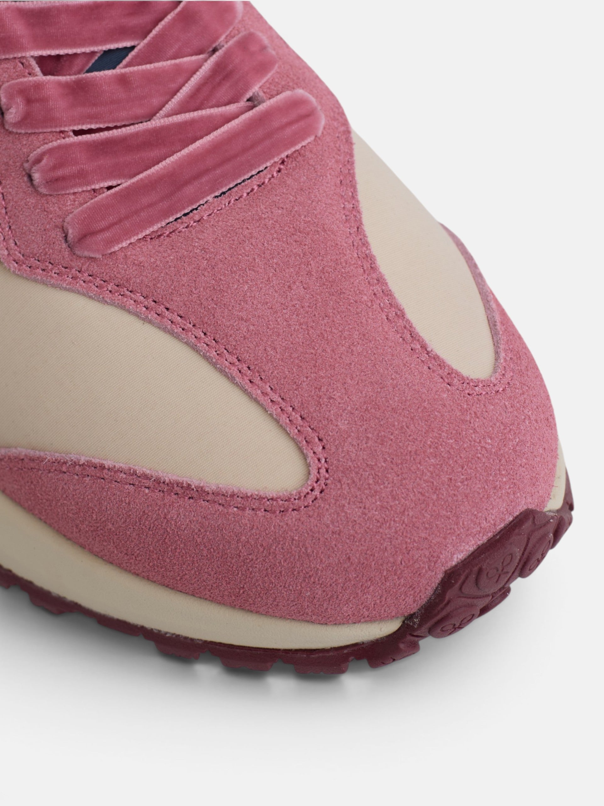 RACKETS09 pink and ecru sneaker