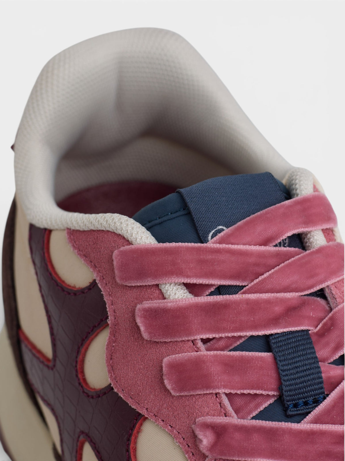 RACKETS09 pink and ecru sneaker