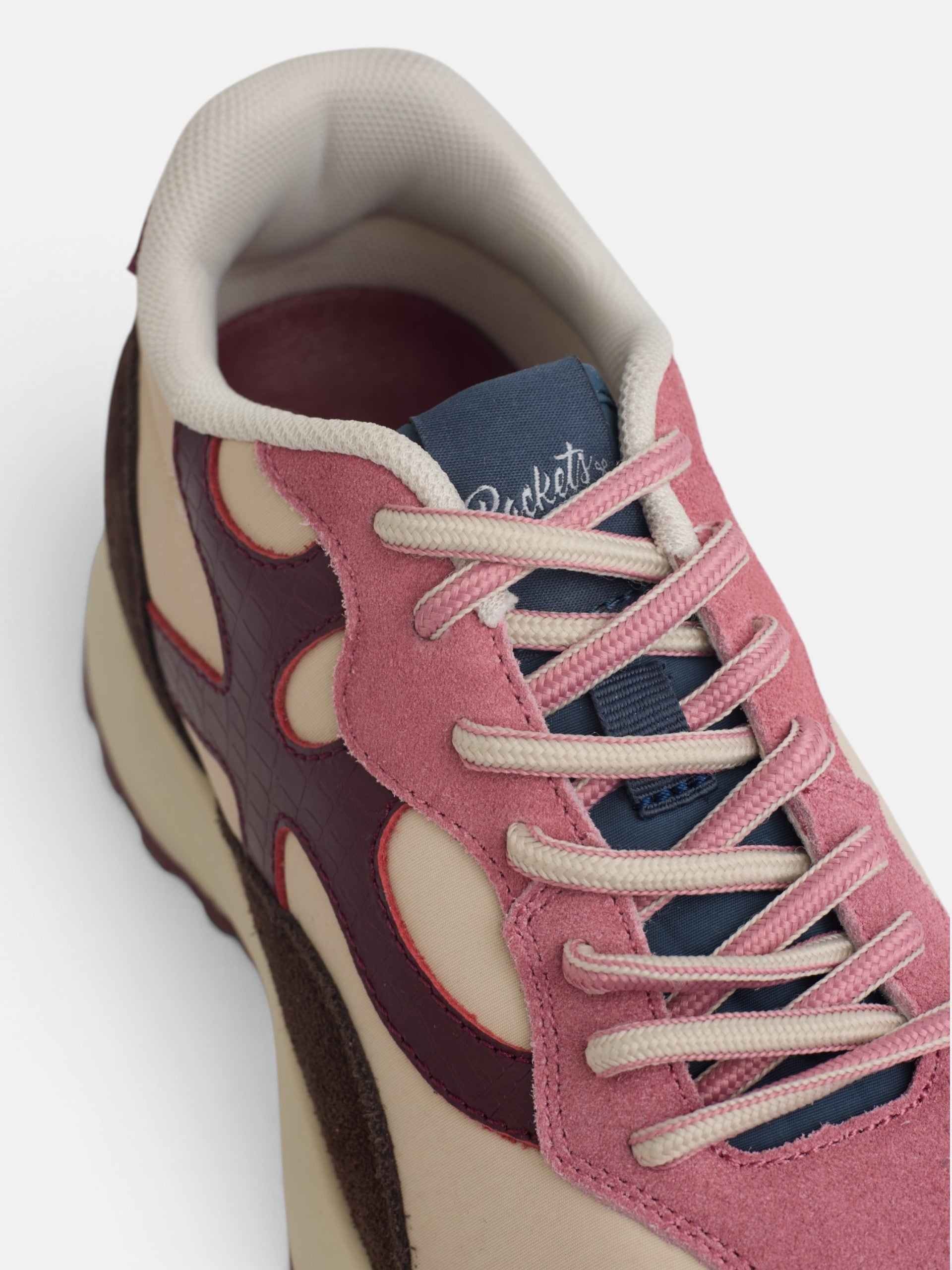 Zapatilla RACKETS09 rosa y crudo