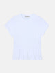 Camiseta woman punto smock blanca