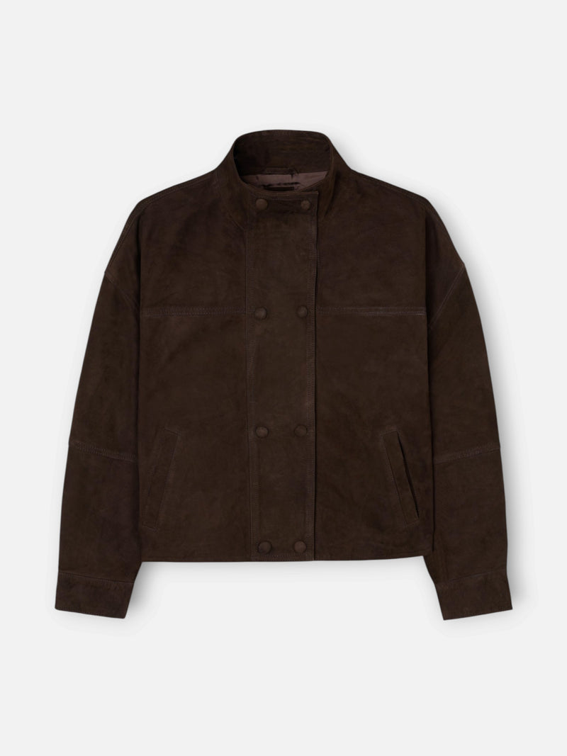 Bomber piel ante marron