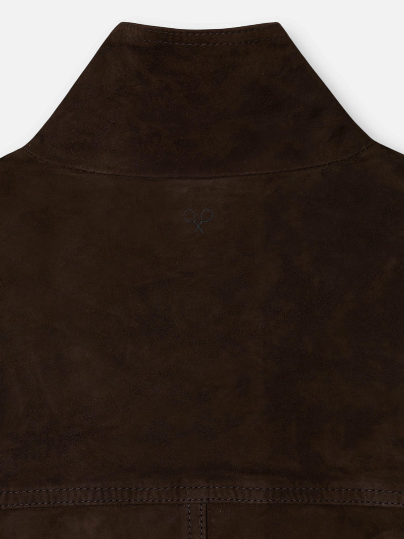 Bomber piel ante marron