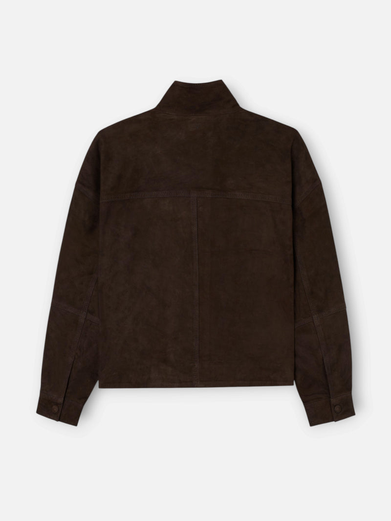 Bomber piel ante marron