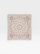 Small ecru knit bandana