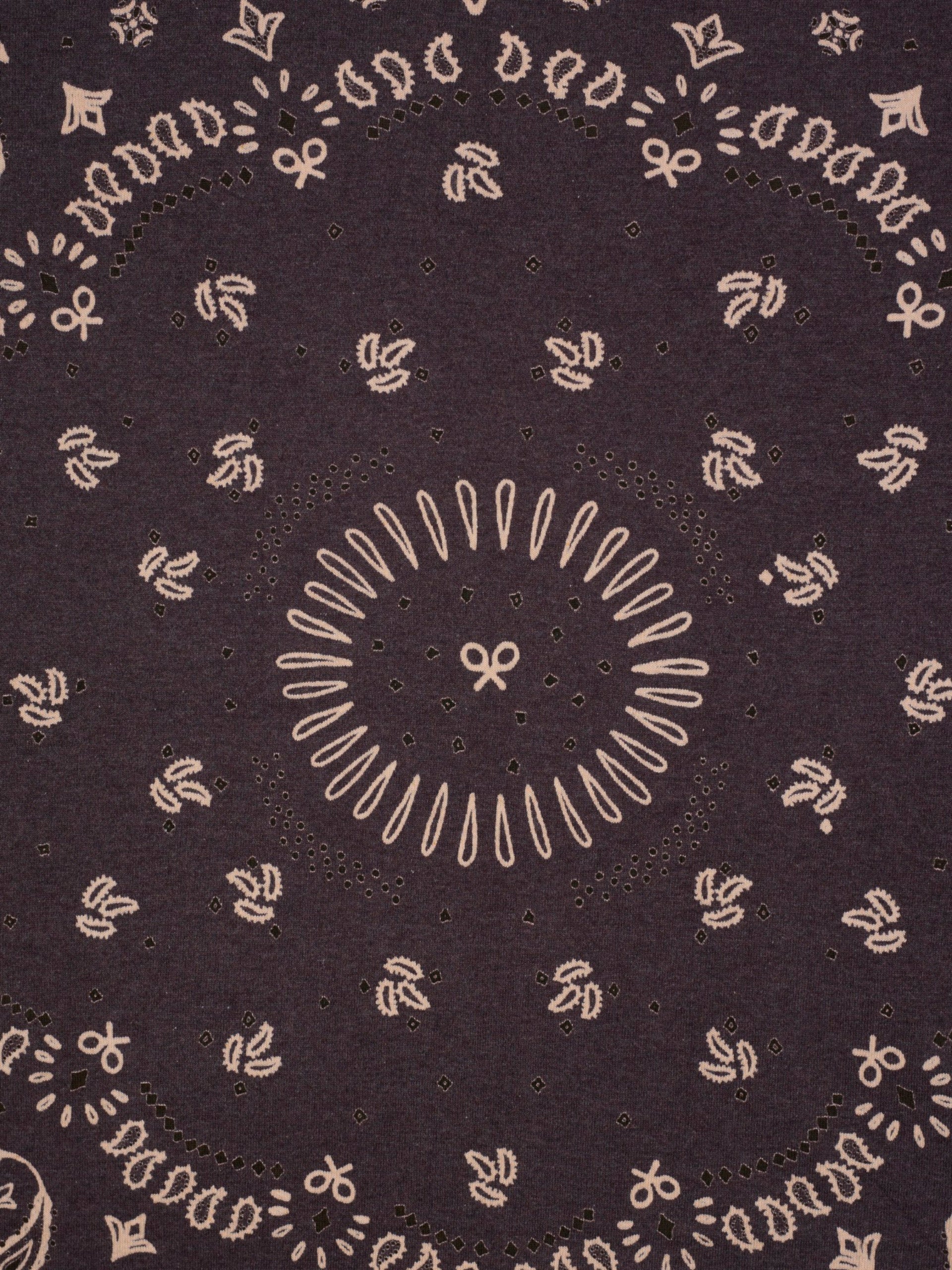 Large brown knit bandana