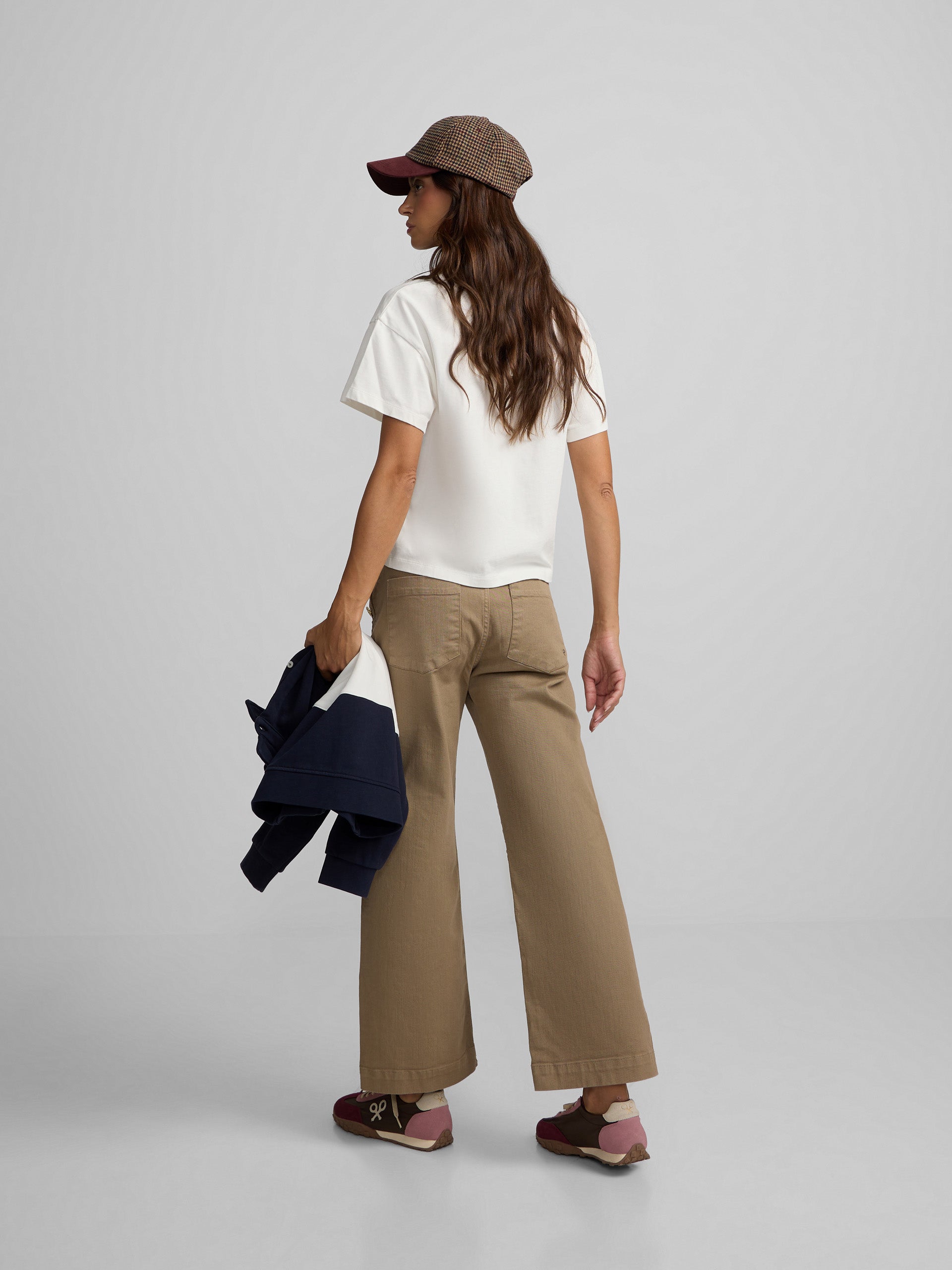 Women's white Silbon patch t-shirt