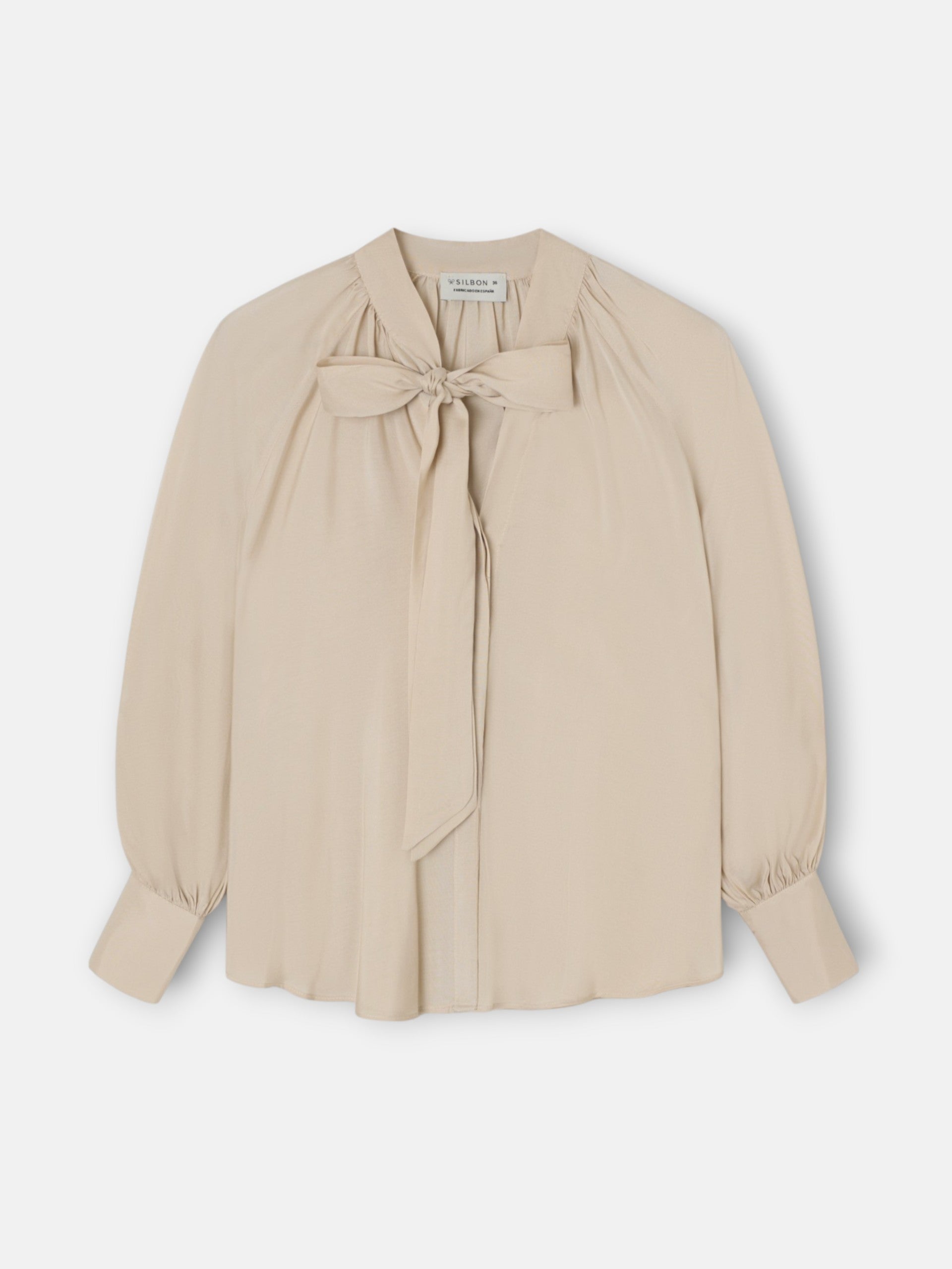 Blusa romantica lazada crudo