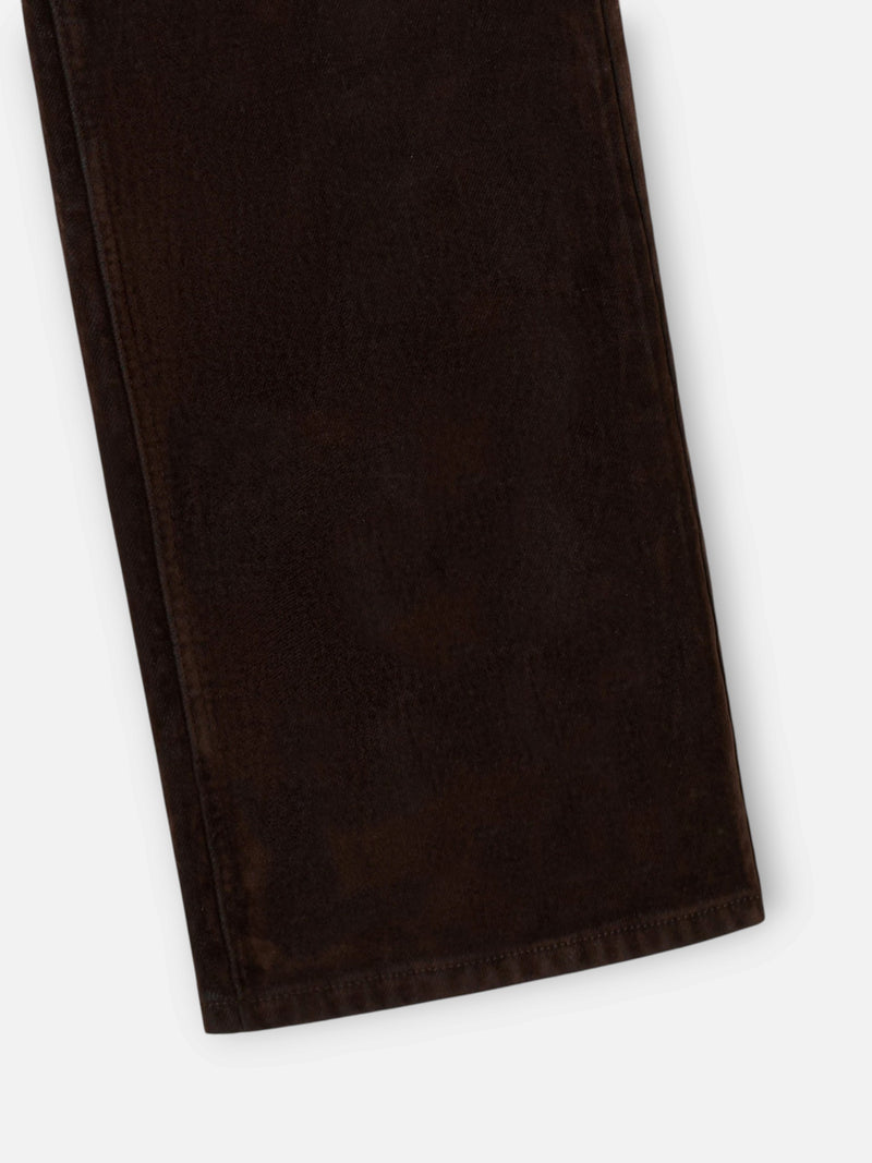 Pantalon unique flocado marron