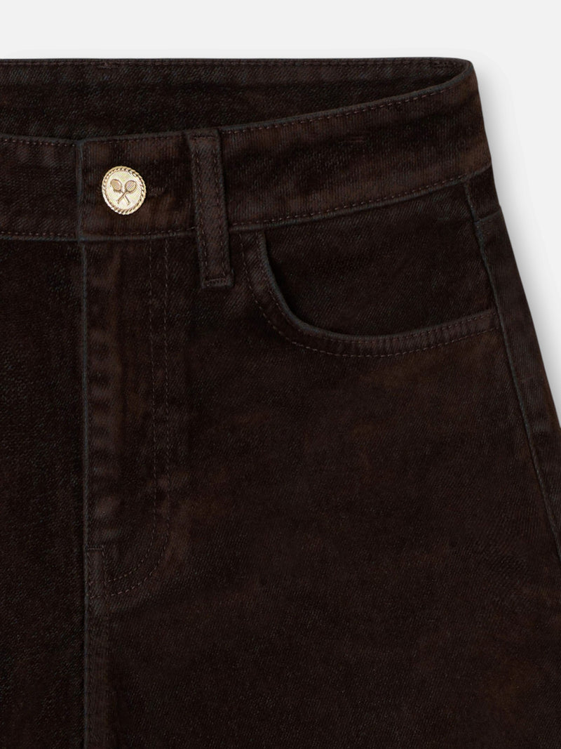 Pantalon unique flocado marron