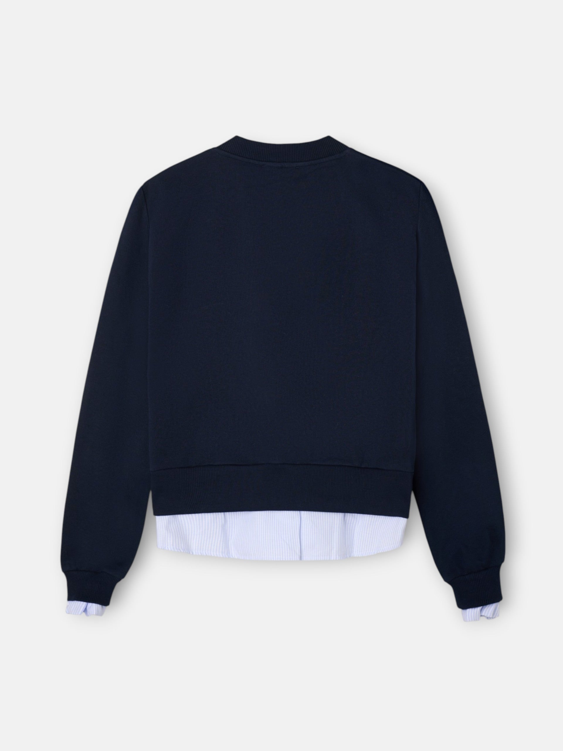 Sudadera woman bajo camisero marino