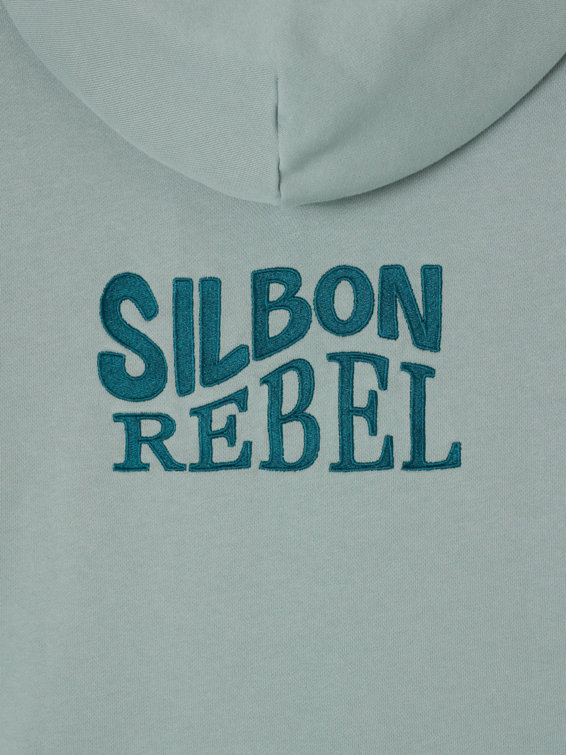 Sudadera woman capucha silbon rebel verde