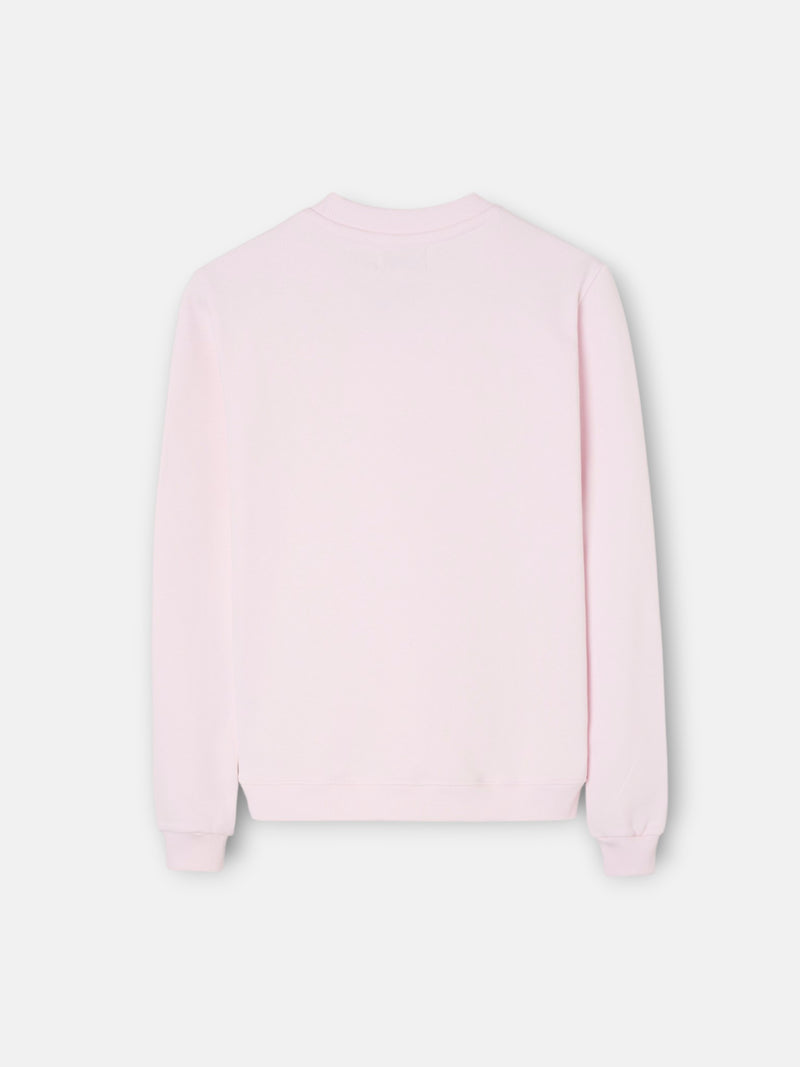 Sweatshirt mulher silbon clássica rosa