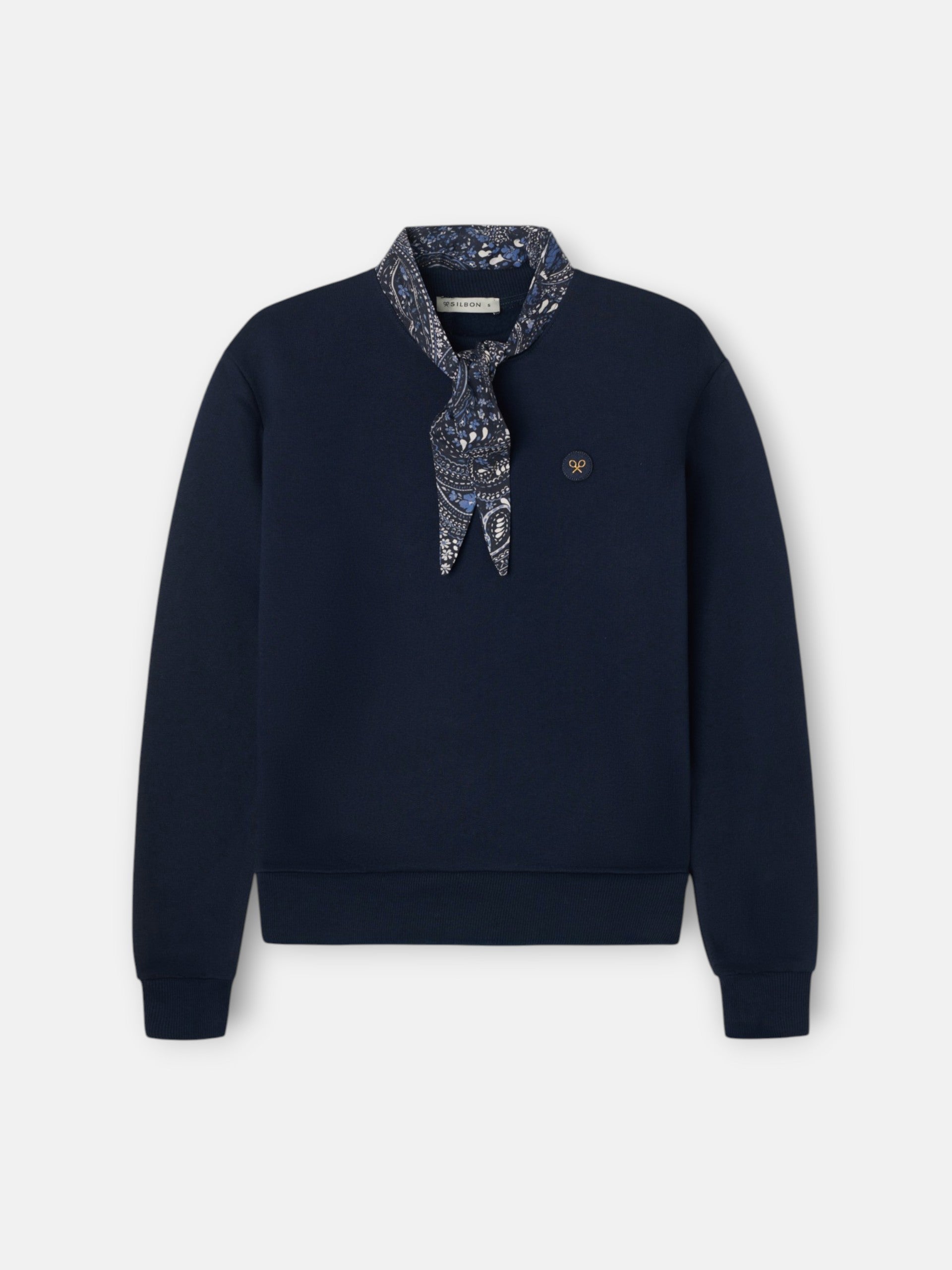 Sudadera woman pañuelo azul marino