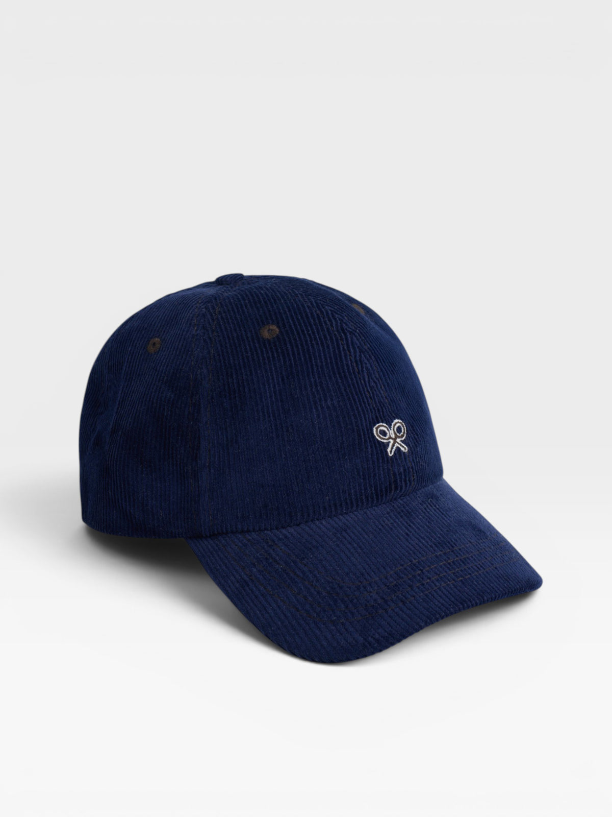 Gorra silbon combinada pana azul marino