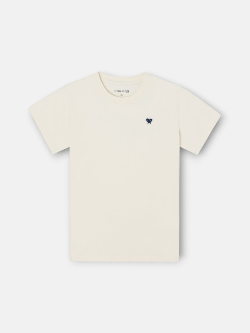 Camiseta kids silbon little legacy blanca