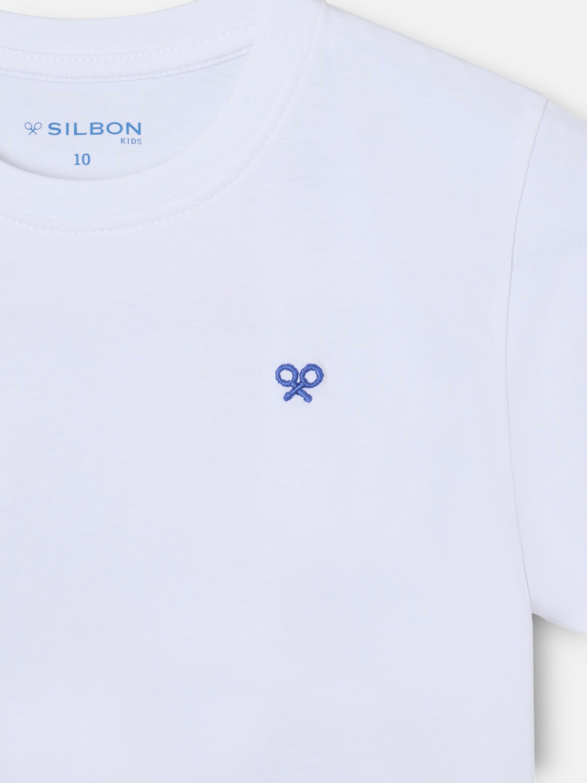 Camiseta kids play y pizza blanca