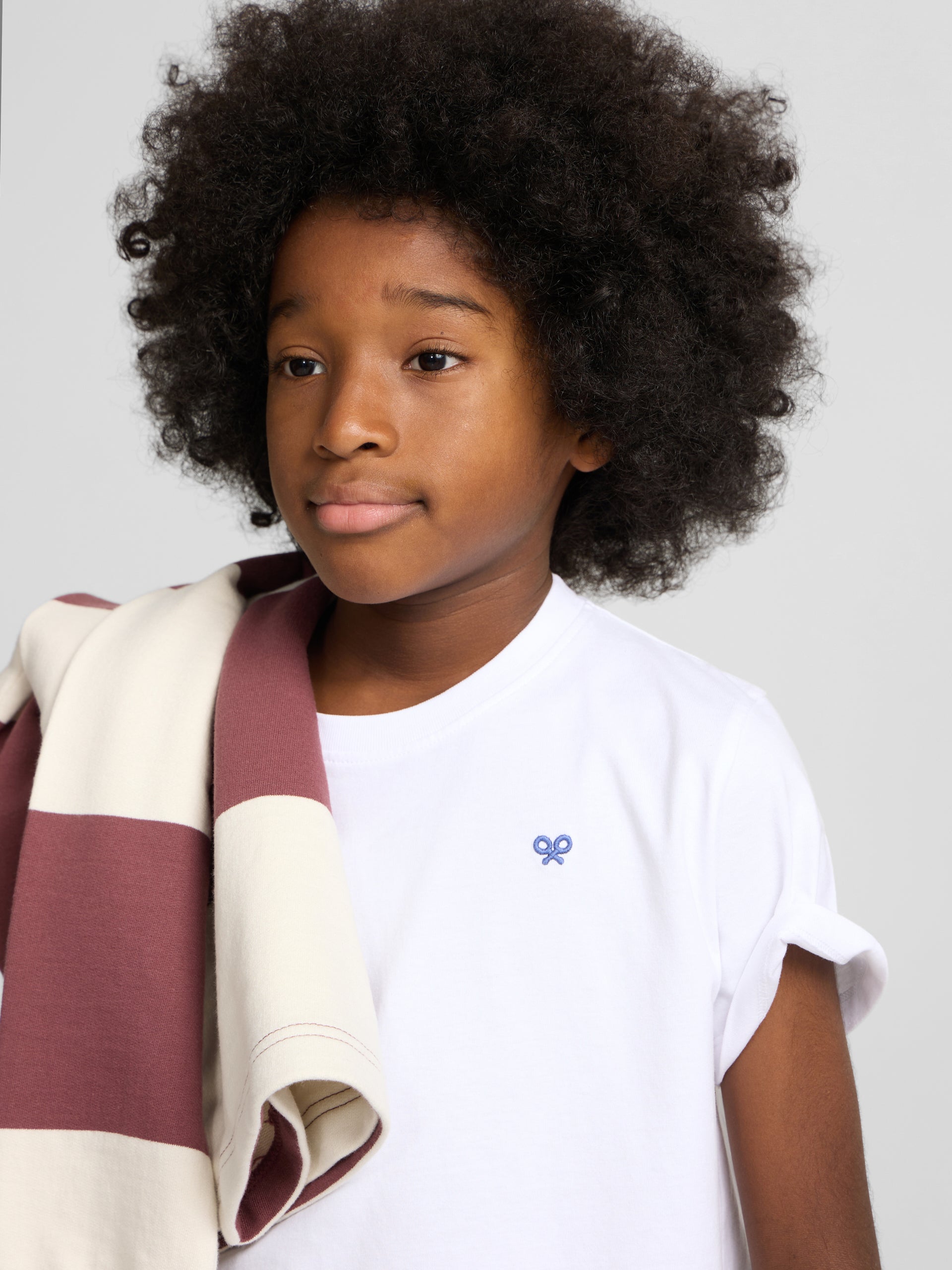Camiseta kids play y pizza blanca