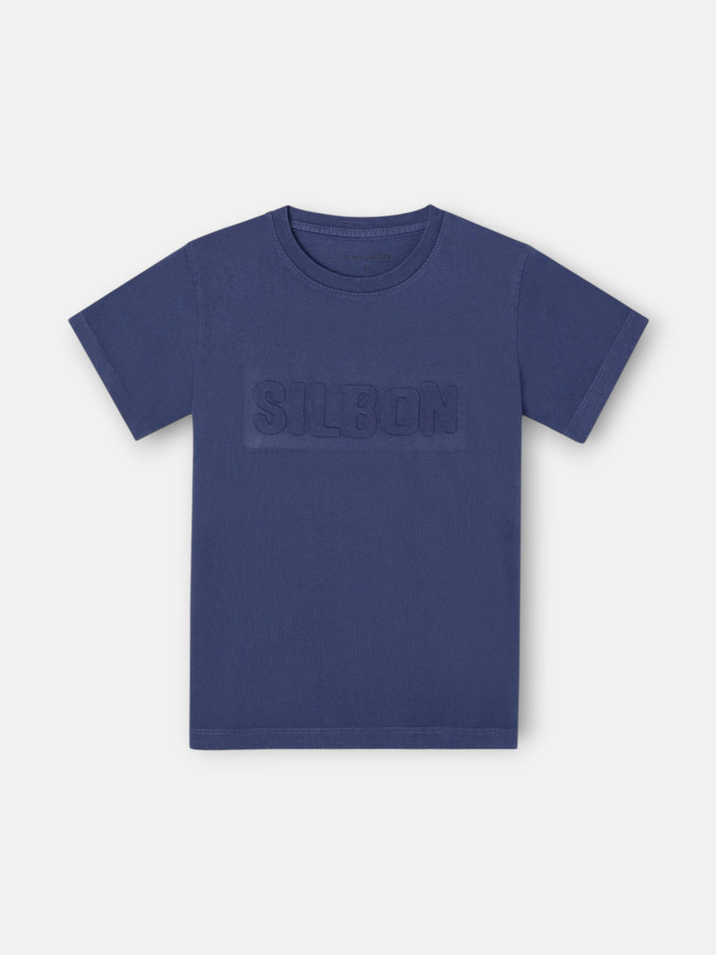 Camiseta kids garment dye indigo