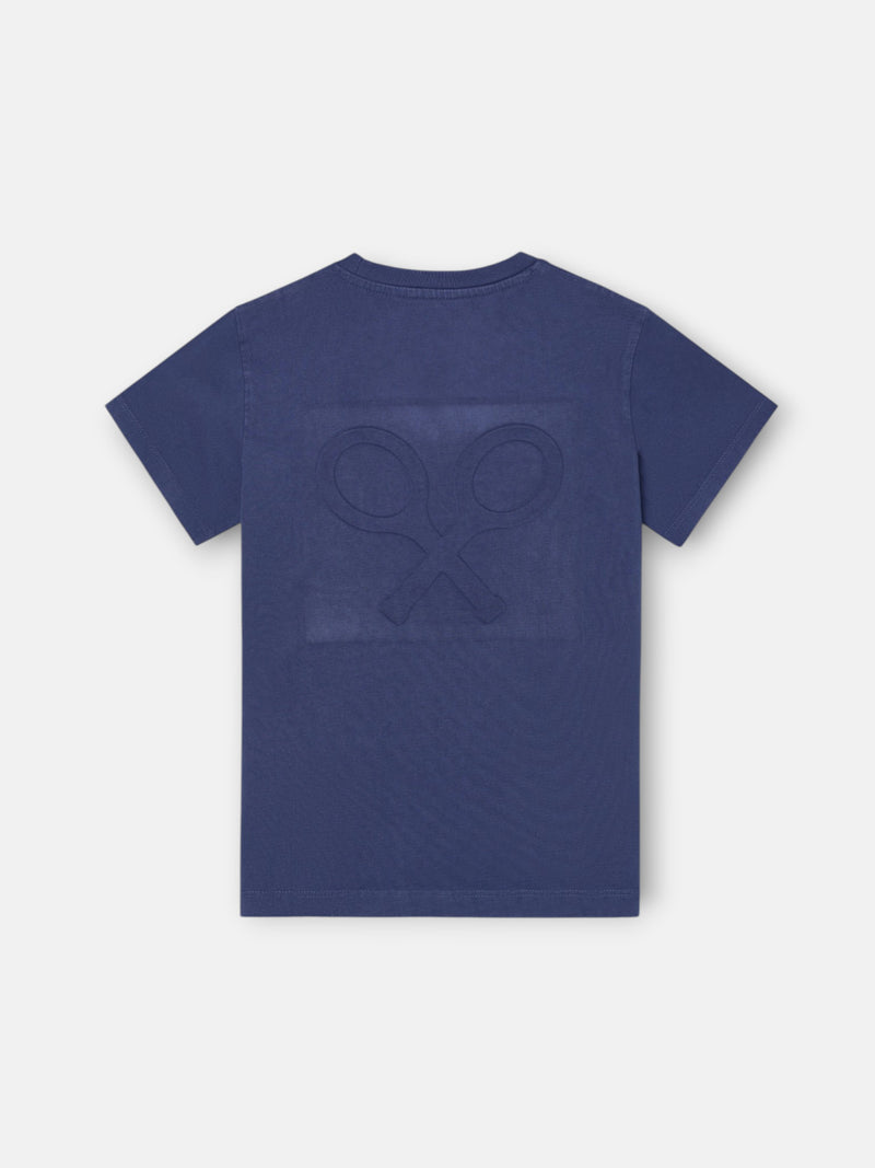 Camiseta kids garment dye indigo