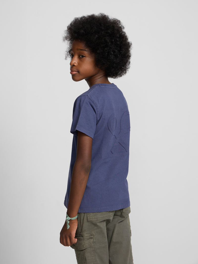 Camiseta kids garment dye indigo