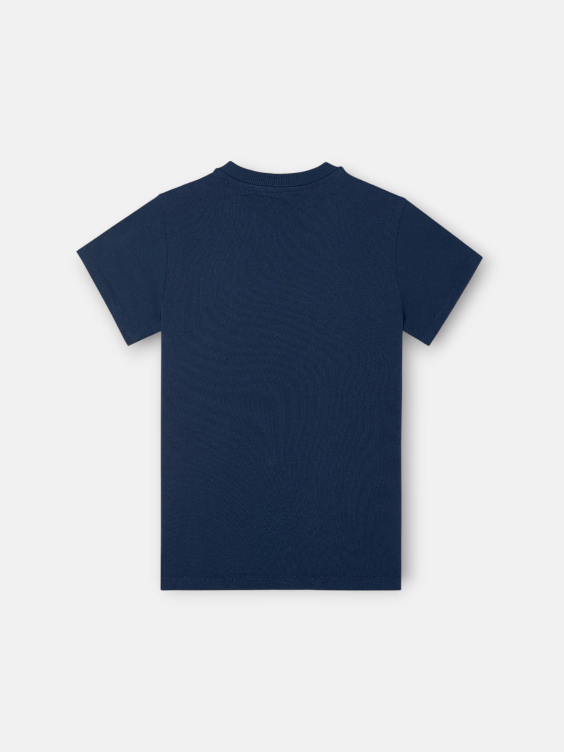 T-shirt enfant Silbon patch ton bleu marine