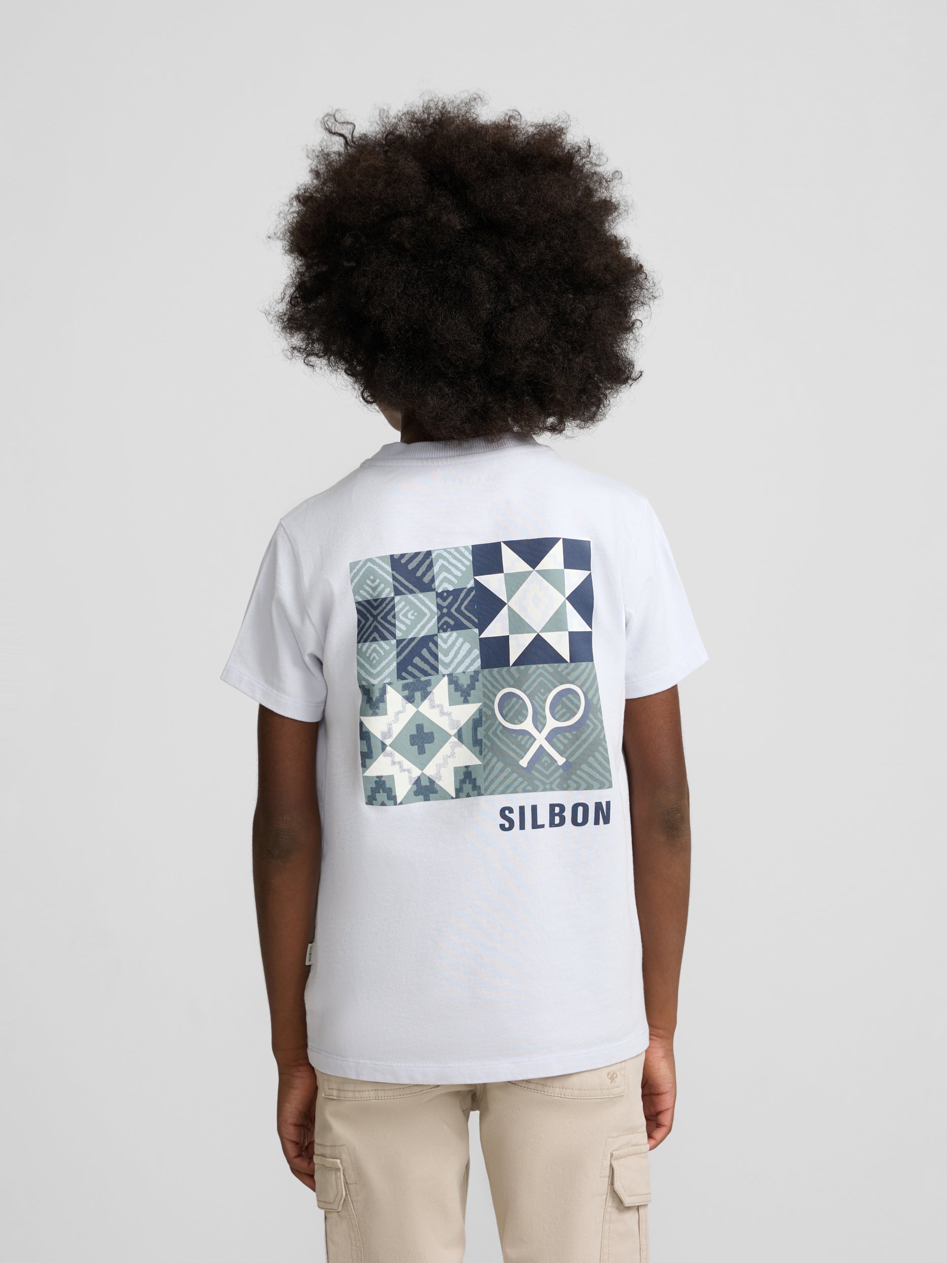 Camisola kids étnica azul