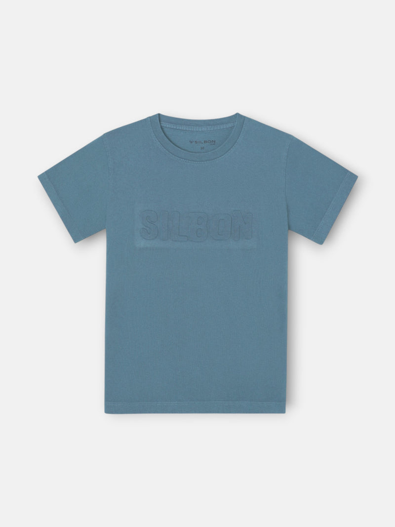 Camiseta kids garment dye verde