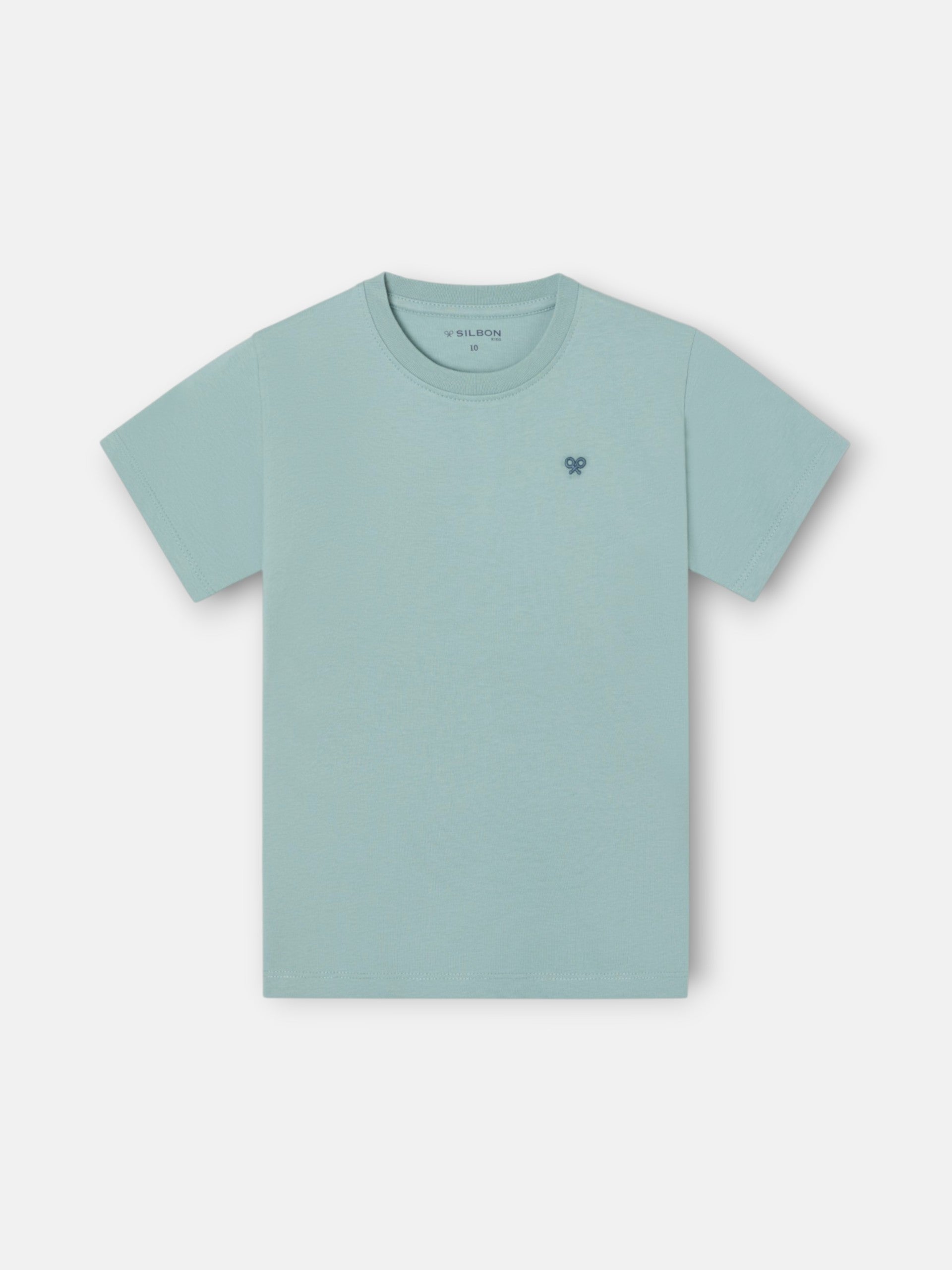 Camiseta kids play y pizza verde