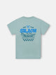 Camiseta kids play y pizza verde