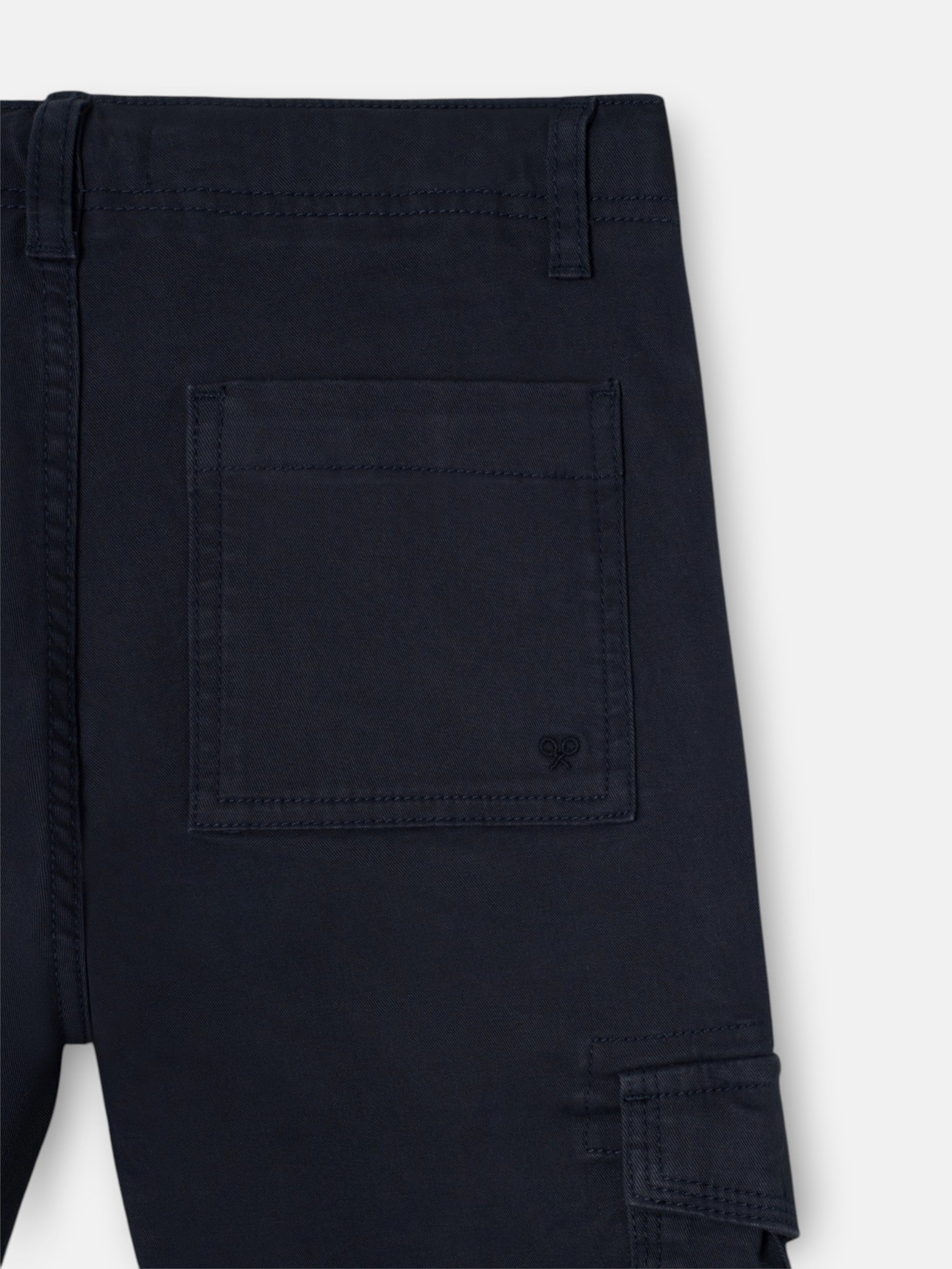 Pantalon sport kids cargo azul marino