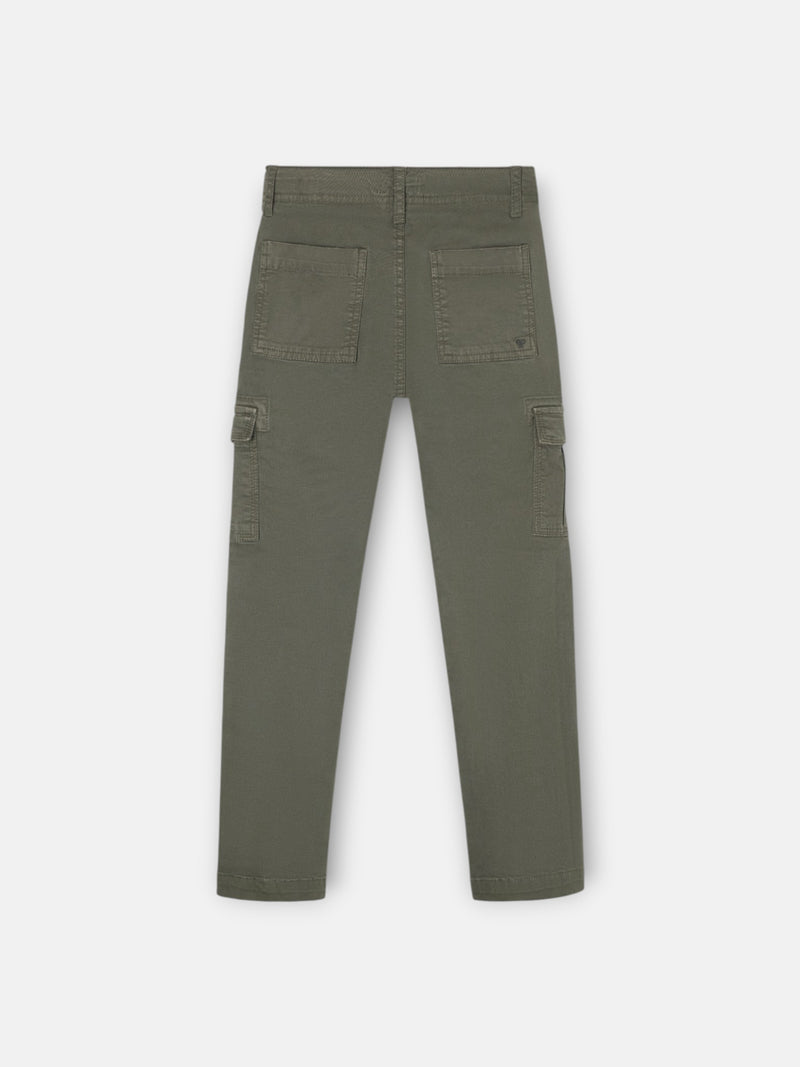 Pantalon sport kids cargo verde