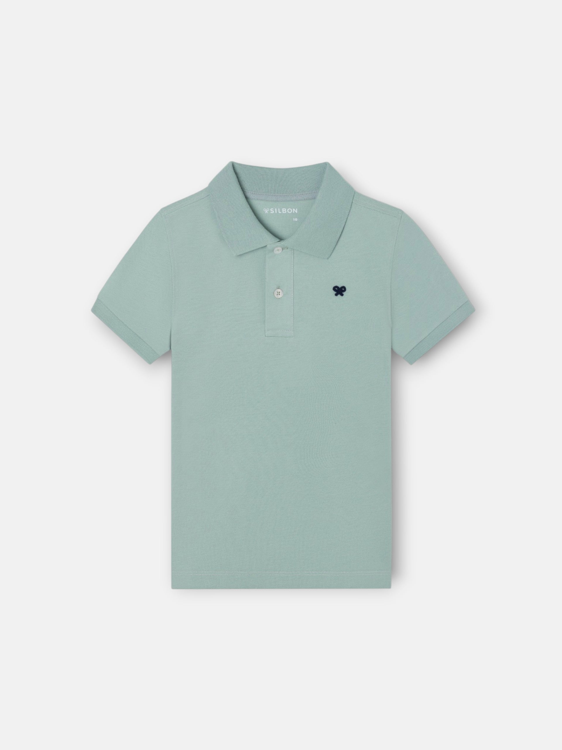 Polo enfants raquette vert clair