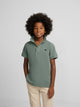 Polo criança raquete verde escuro
