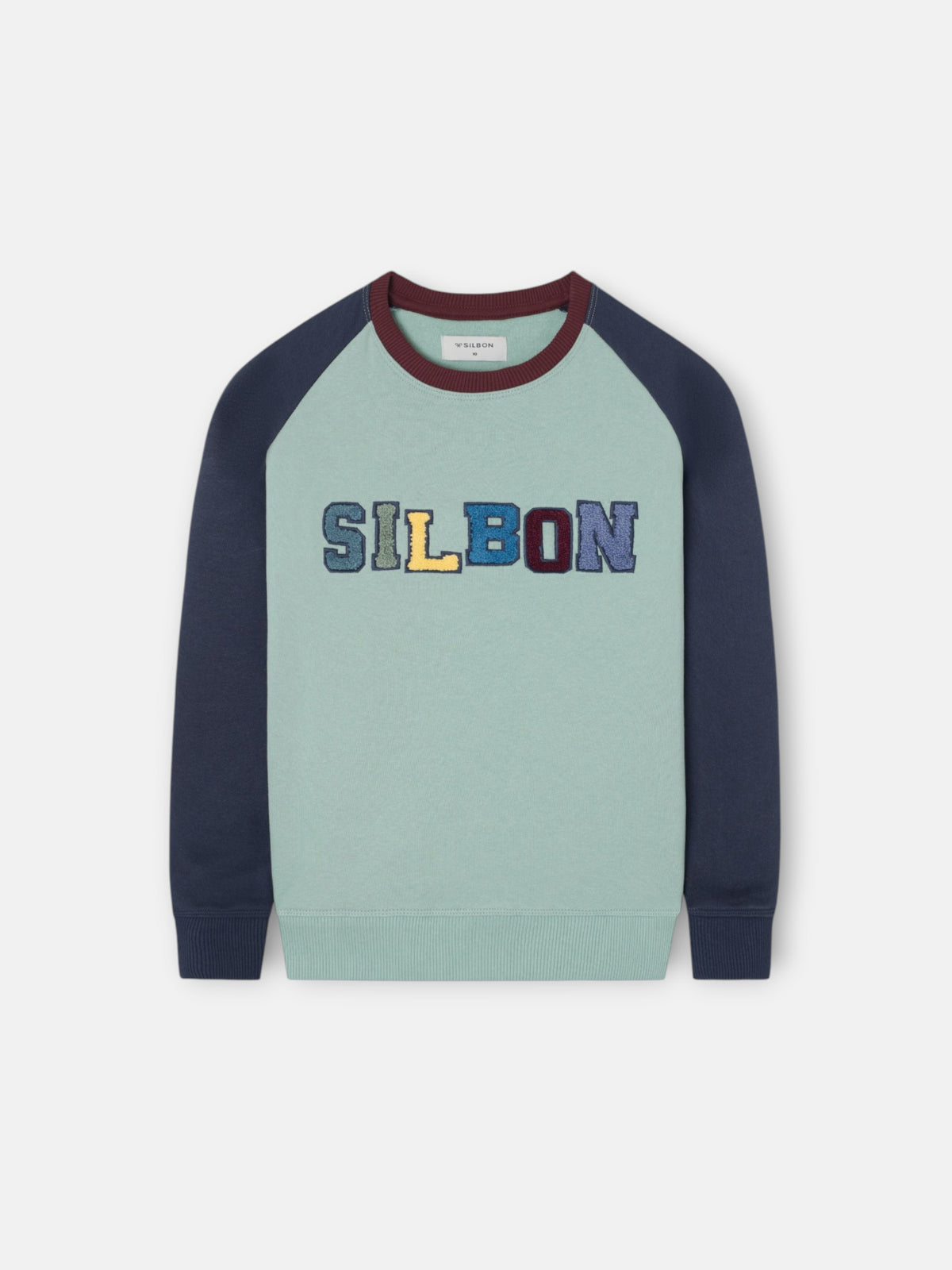 Sudadera kids ranglan varsity marino