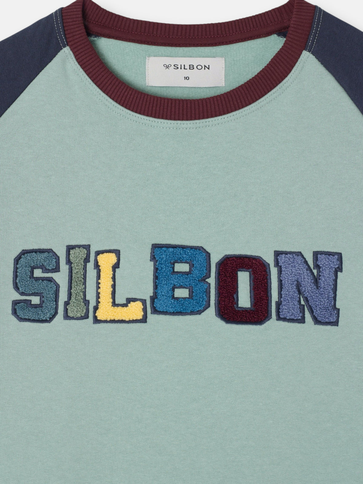 Sudadera kids ranglan varsity marino