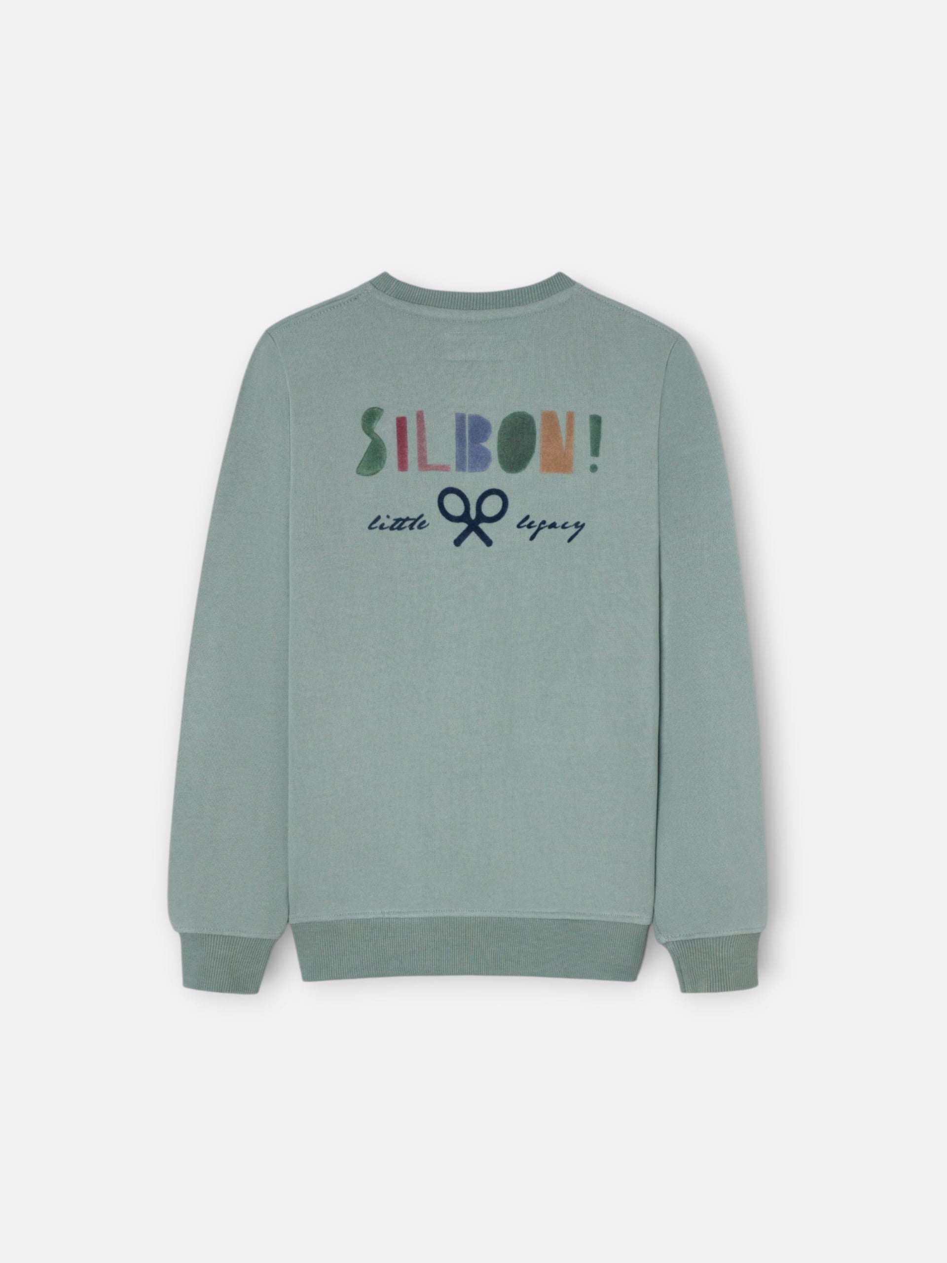 Sudadera kids little legacy verde claro