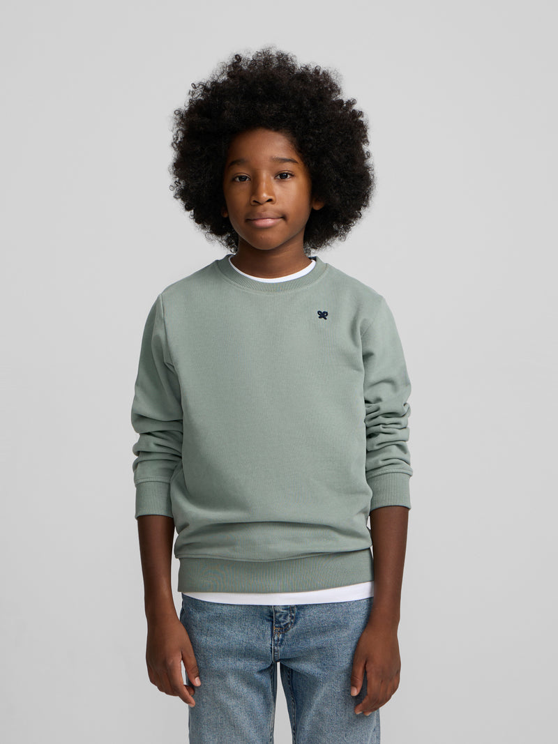 Sudadera kids little legacy verde claro