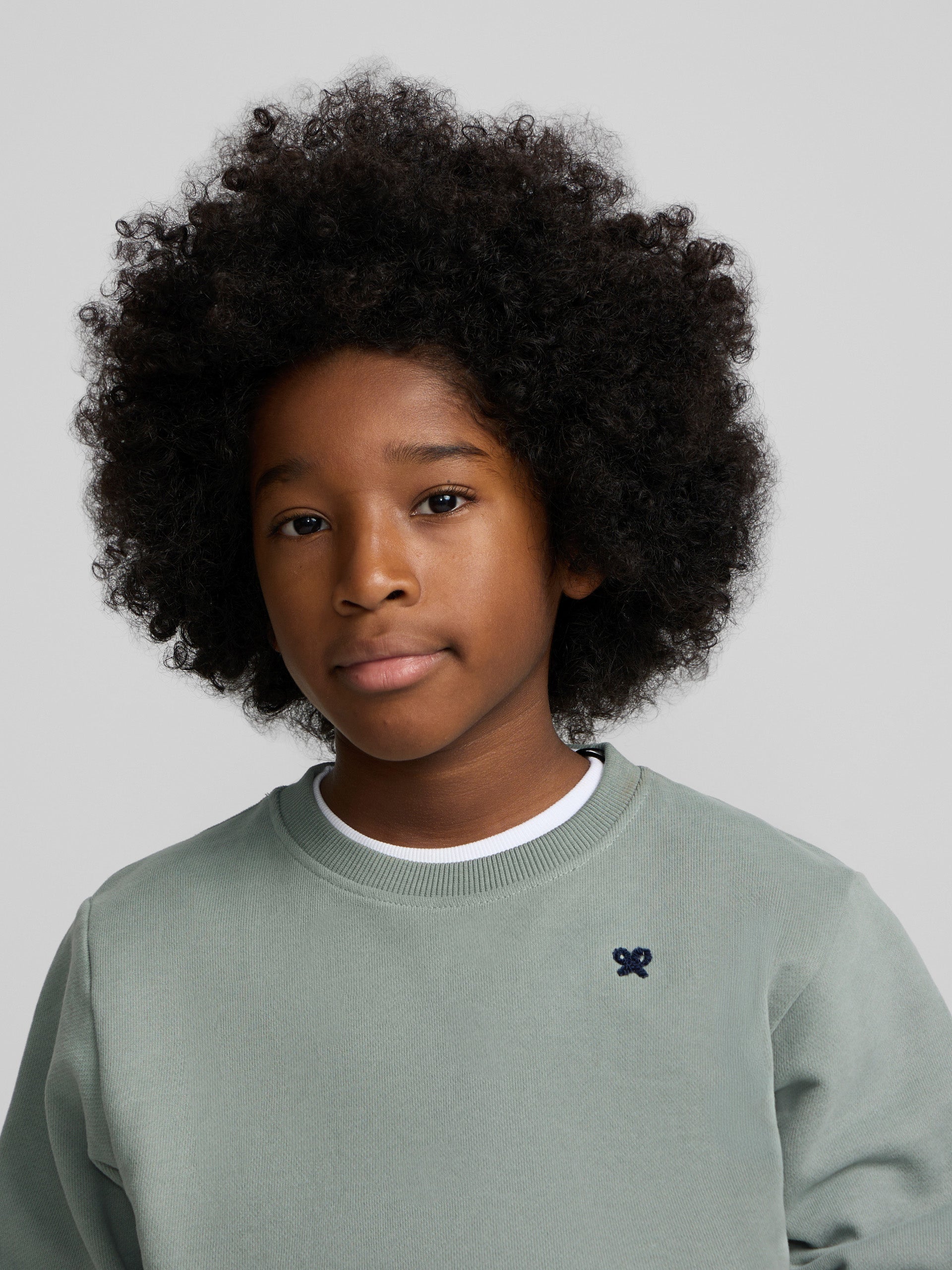 Sweat-shirt enfant Little Legacy vert clair