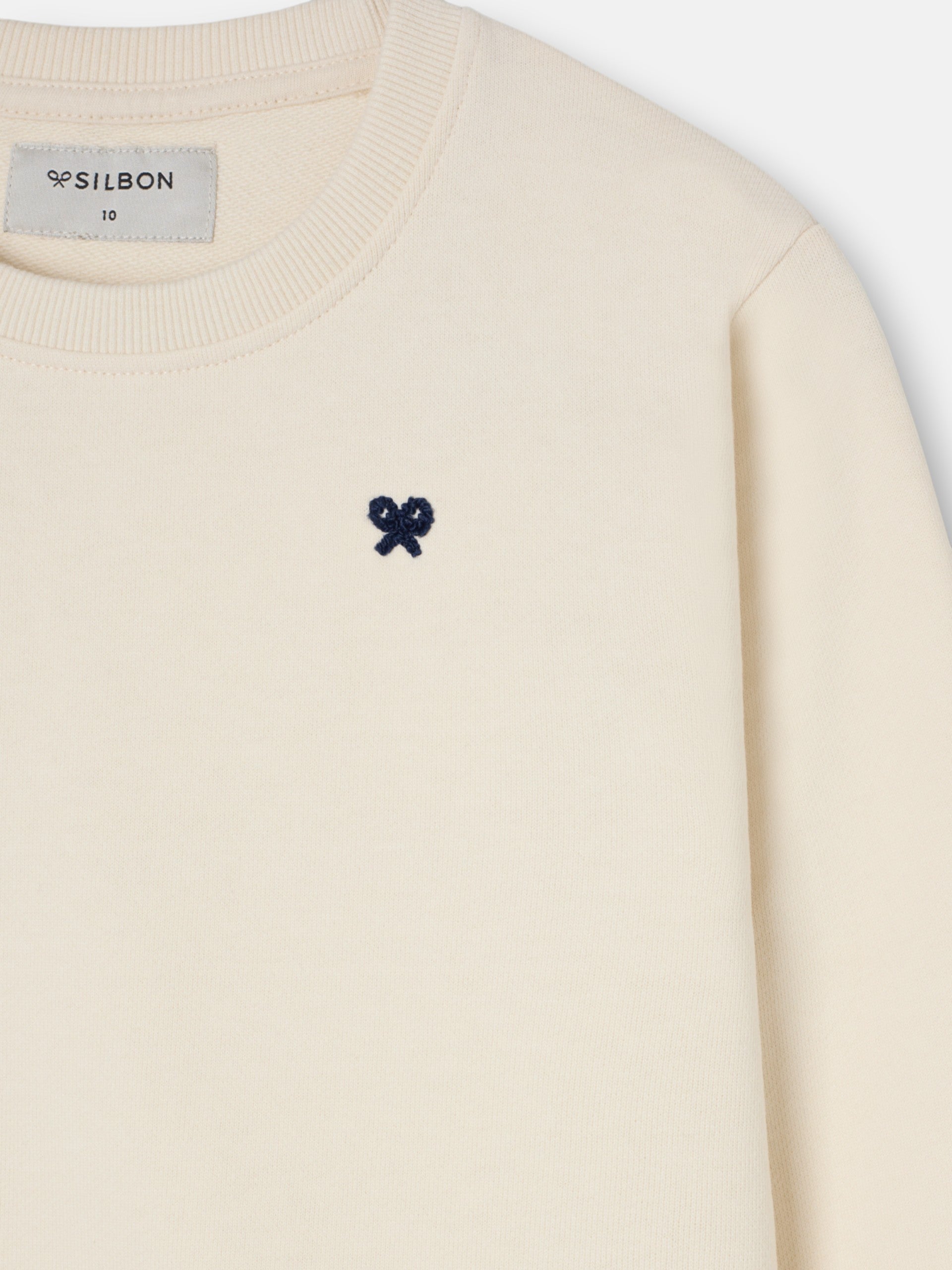 Sudadera kids little legacy crema