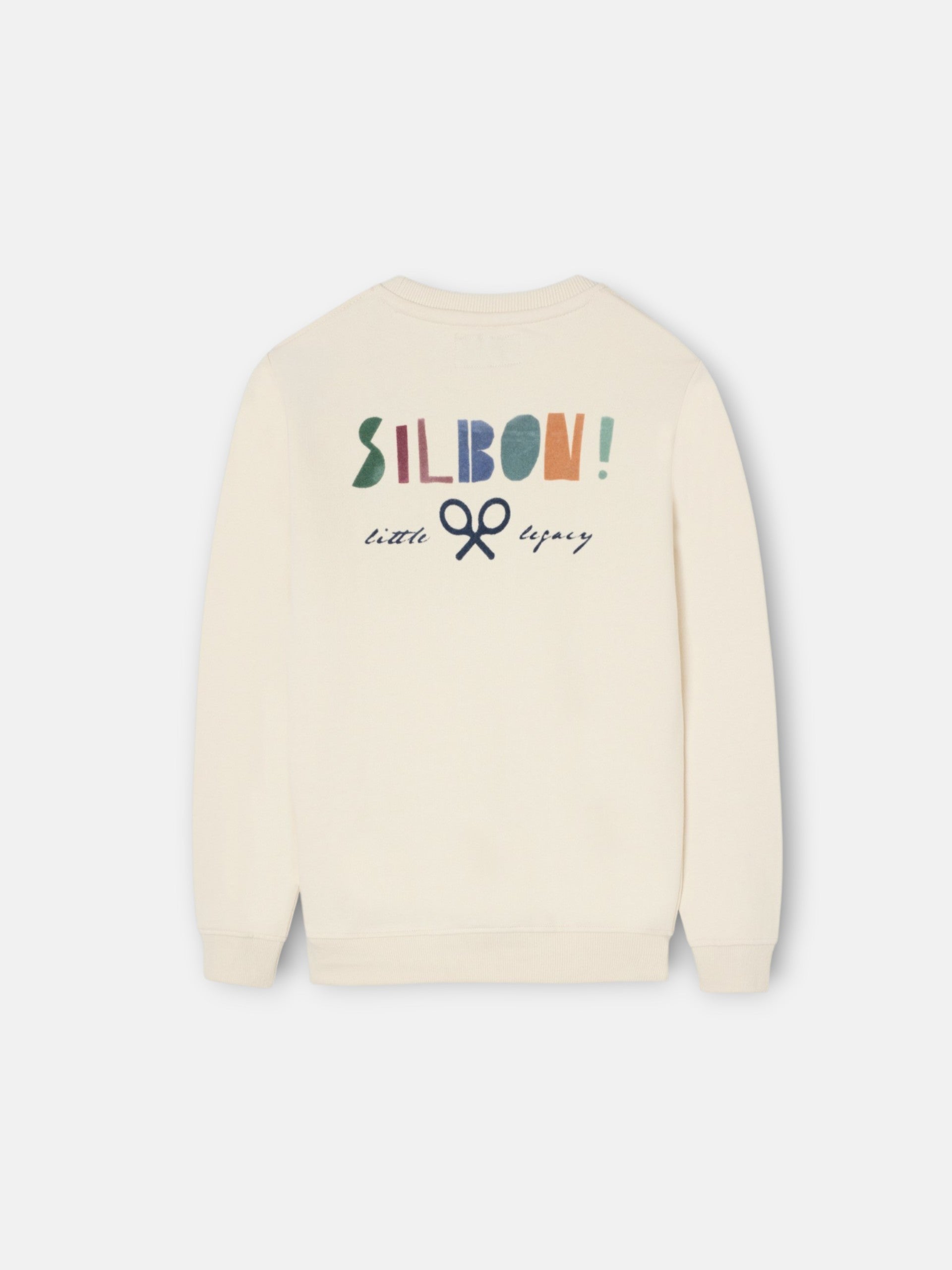 Sudadera kids little legacy crema