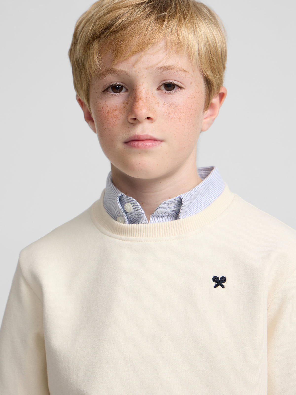 Kids Little Legacy Cream Sweatshirt