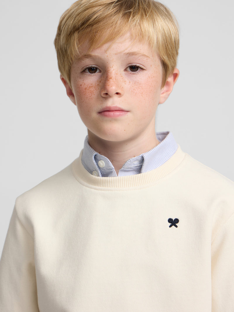 Sweat-shirt enfant Little Legacy crème