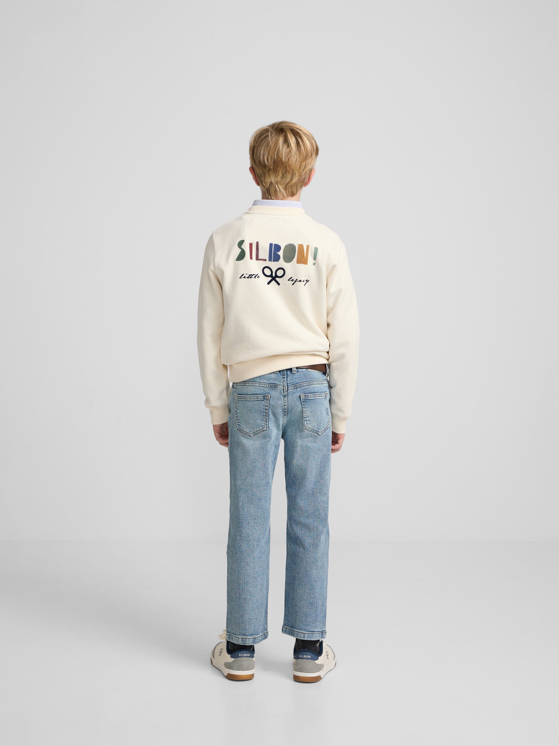 Kids Little Legacy Cream Sweatshirt