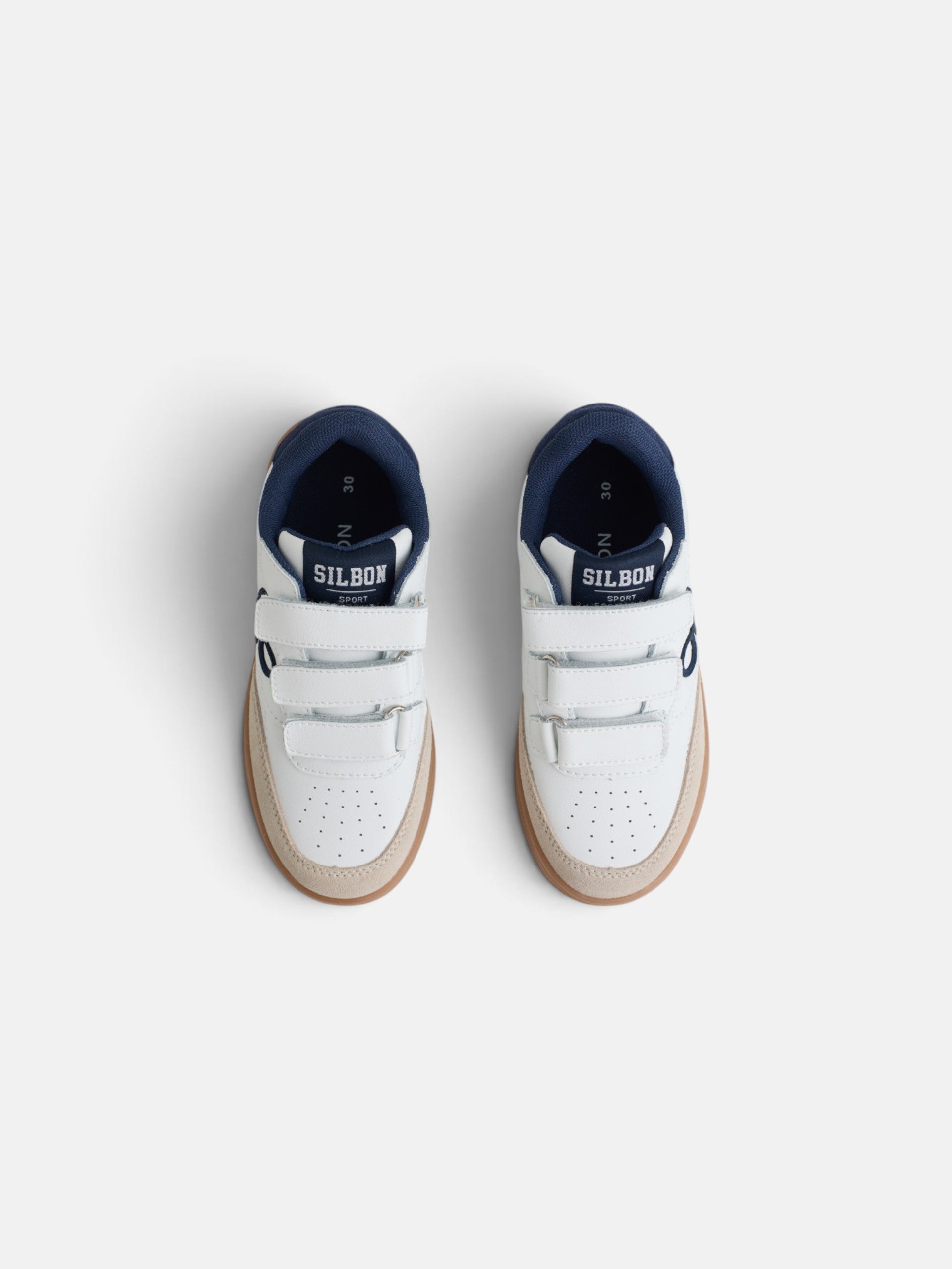 Zapatillas kids velcro azul marino