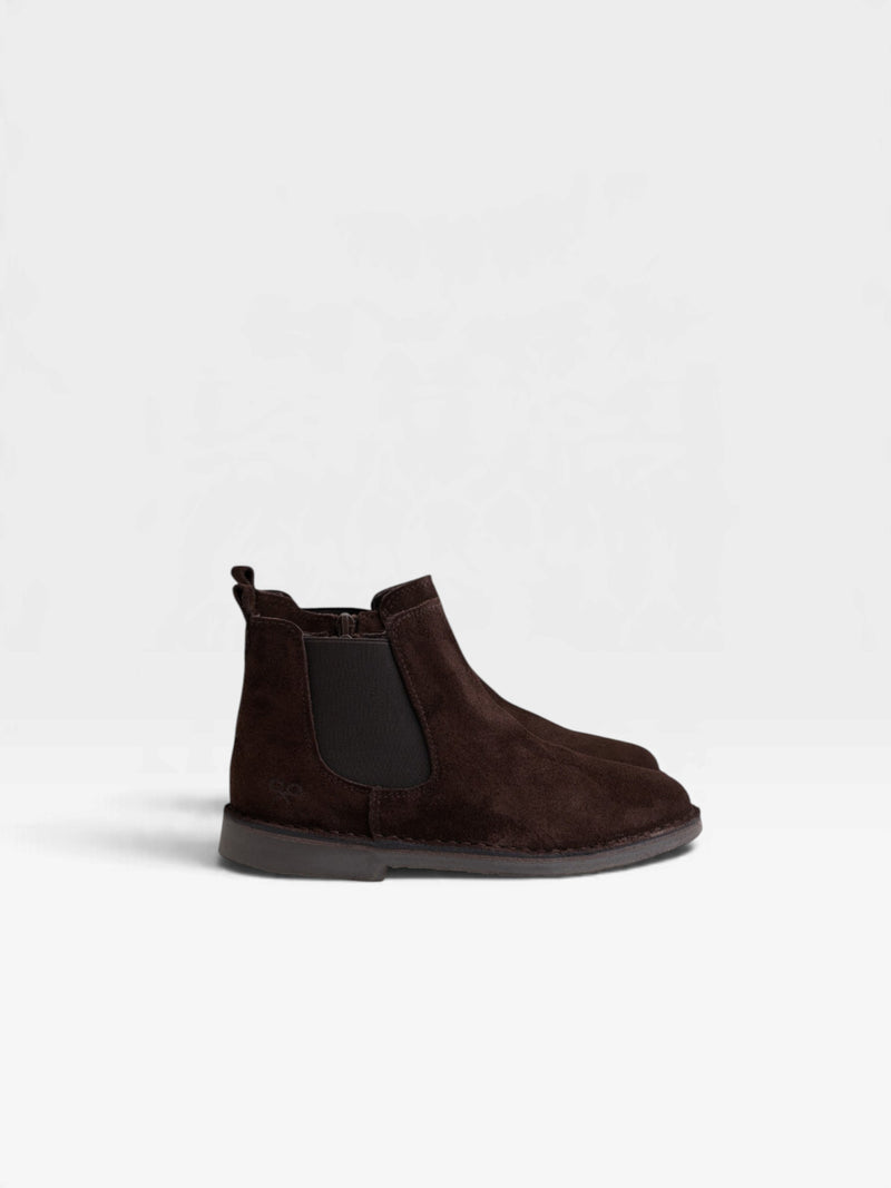 Bota kids chelsea serraje marron