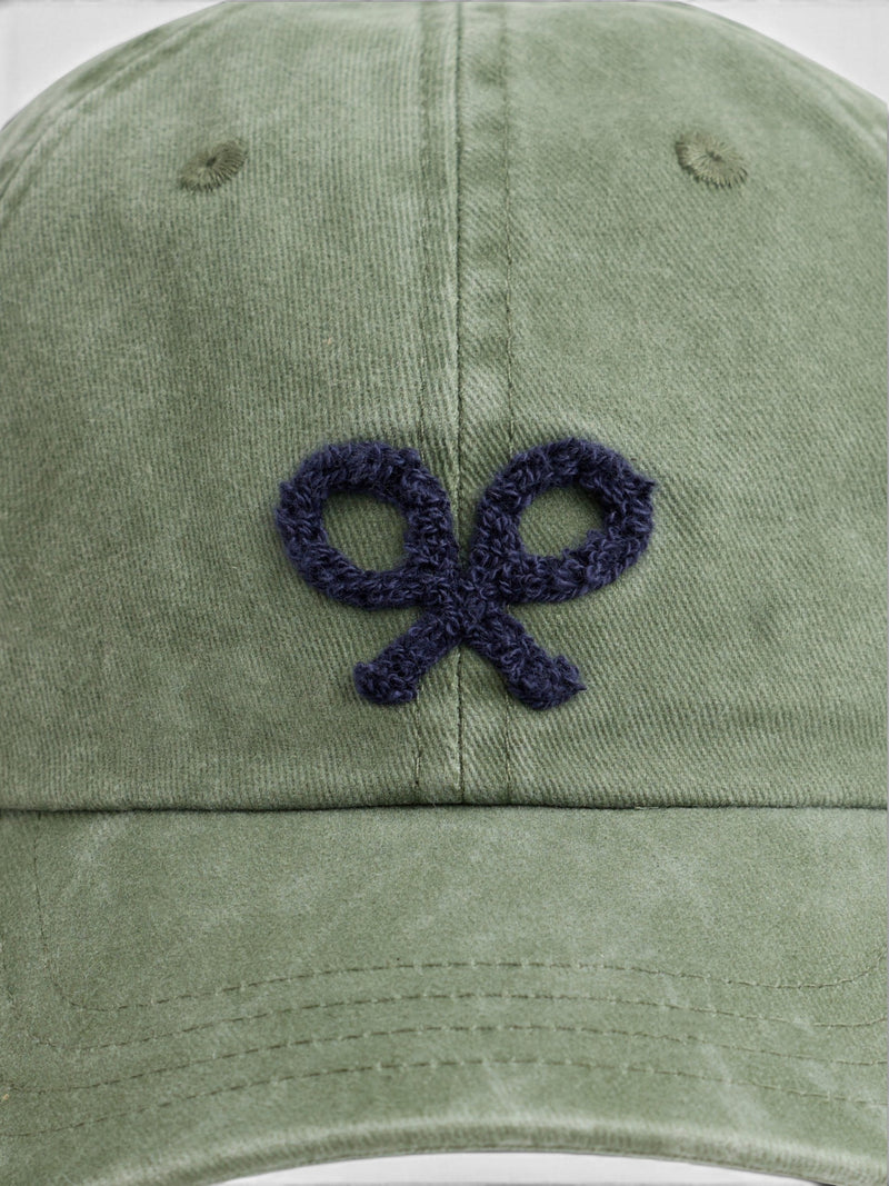 Gorra kids desgastada raqueta verde