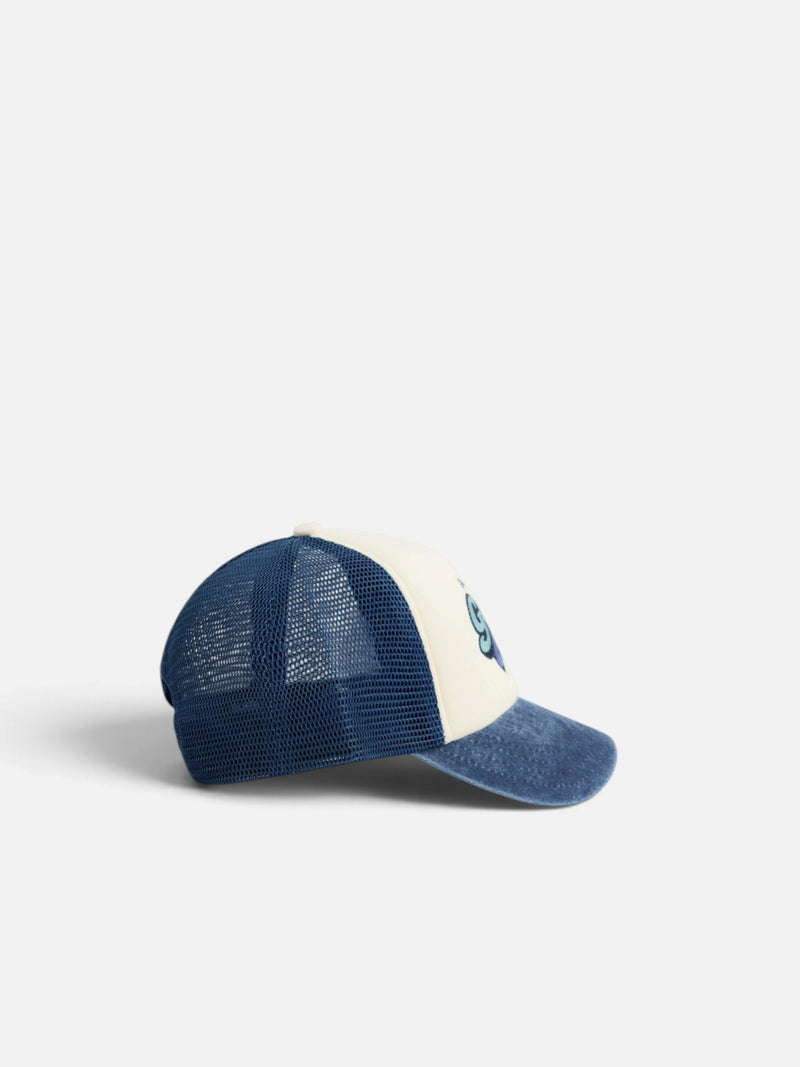 Gorra kids trucker leras silbon azul