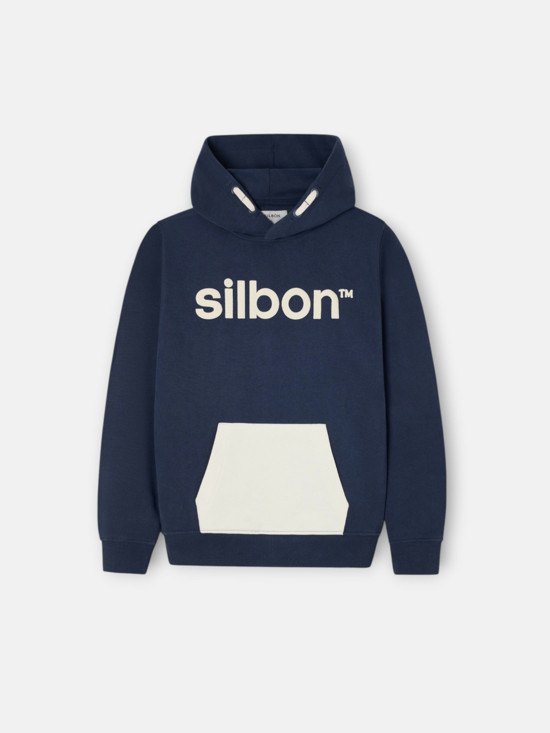 Sudadera kids deportiva canguro marino